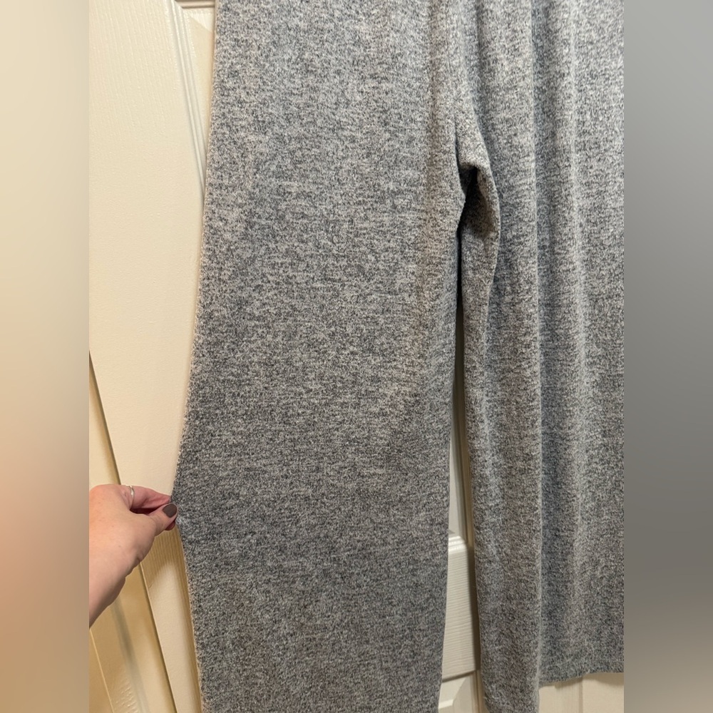 Carly Jean Los Angeles Gray Lounge Wide Leg Pants - Picture 7 of 8